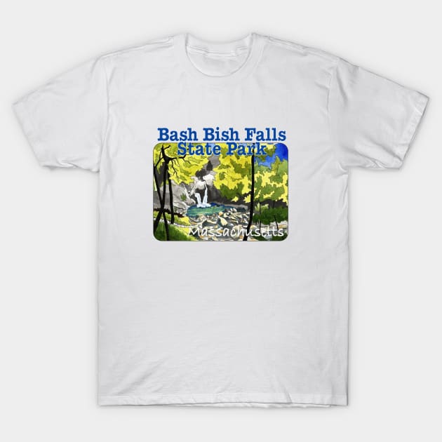 Bash Bish Falls State Park, Massachusetts T-Shirt by MMcBuck